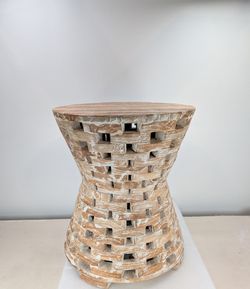 Whitewash wooden table