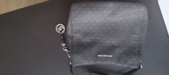 All black mk travel bag