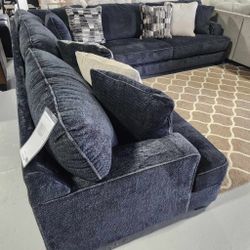 Dark Color L Shaped Large Sectional Couch With Reversible Cushions ⭐$39 Down Payment with Financing ⭐ 90 Days same as cash