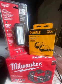 Milwaukee and Dewalt combo