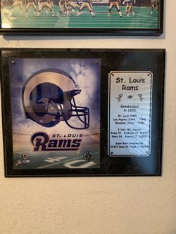 Rams Plaque
