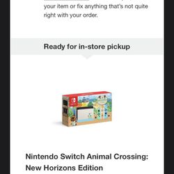 Nintendo Switch Animal Crossing Edition