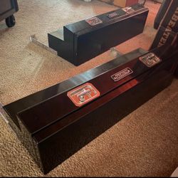 Protech 54-8626-48-GB Pick Up Truck Rail Locking Tool Box Metal Black 