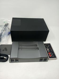 Analogue NT Mini Noir Edition V2 NES Console CIB Complete