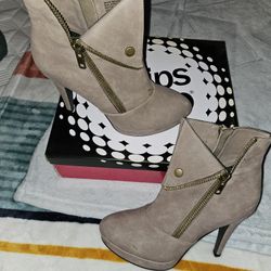 Taupe Booties