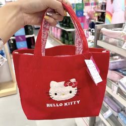 Hello Kitty corduroy bag