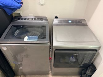 Whirlpool washer and dryer set