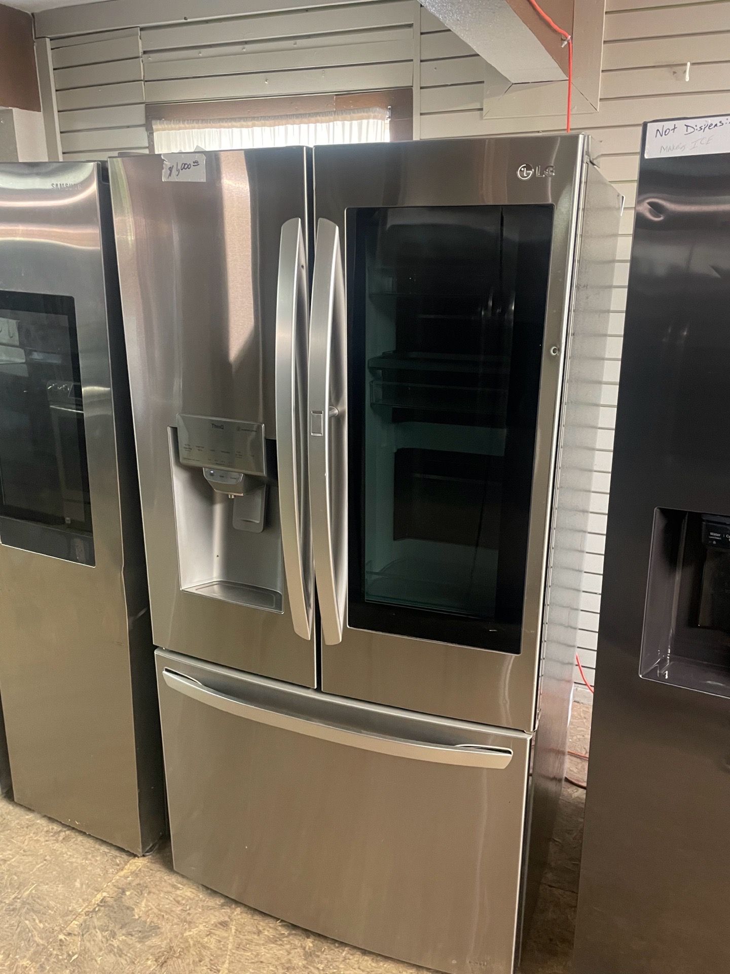 Very nice stainless steel refrigerators working