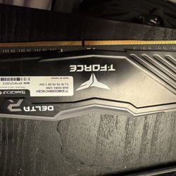 T Force Delta 8GB Ram RGB DDR4 3209hrz