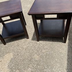WOOD End Tables