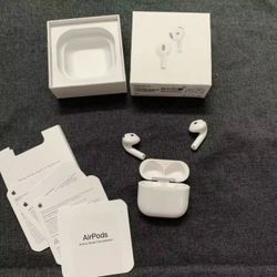 New Apple AirPods 4th Gen with Charging Case A3058 A3053 A3050 MXP63LL/A