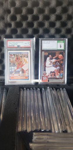 Psa 8 James Harden McDonald's Rookie And Csg 9 First edition Upper Deck James Harden Rookie
