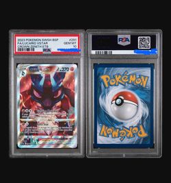 PSA 10 Lucario VSTAR Full Art #291 Crown Zenith