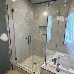  3/8 Shower Glass Door
