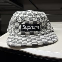 Supreme Checkerboard Camp Cap
