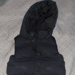 Unisex Zara Puffer Vest With Hoodie 