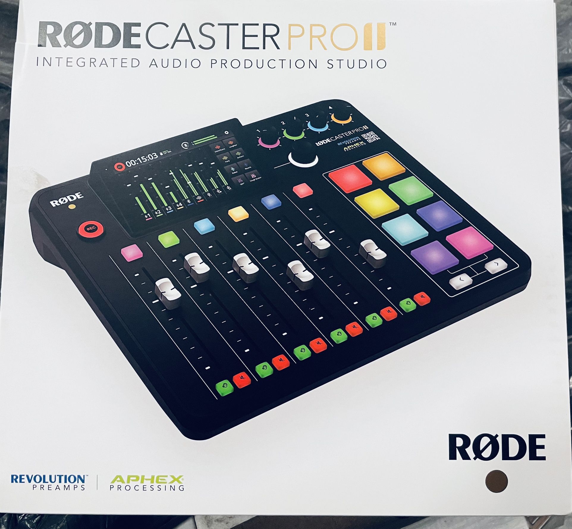 RODE RODECaster Pro II INTEGRATED AUDIO PRODUCTION STUDIO