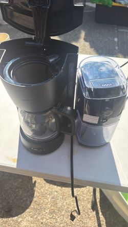 Coffee maker and grinder