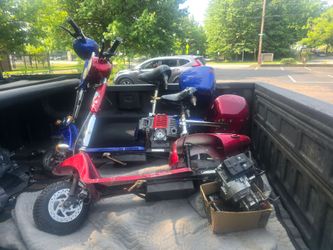 Scooters gas powered (pair)