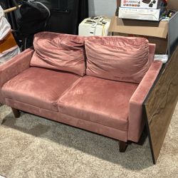 Pale Pink Couch