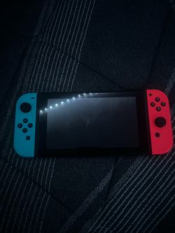 Nintendo Switch Neon Blue and Red