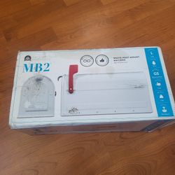 Brand New White Mailbox
