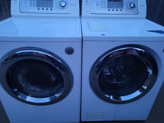 LG washer and gas dryer set large capacity