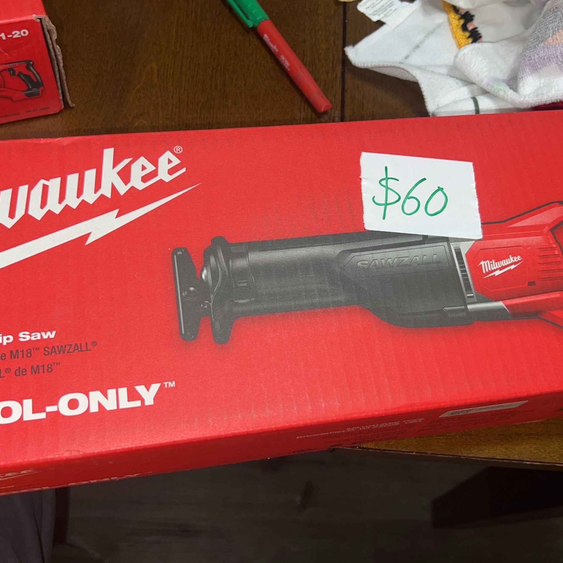 M18 Cordless Recip Saw, Tool Only, Firm Price 