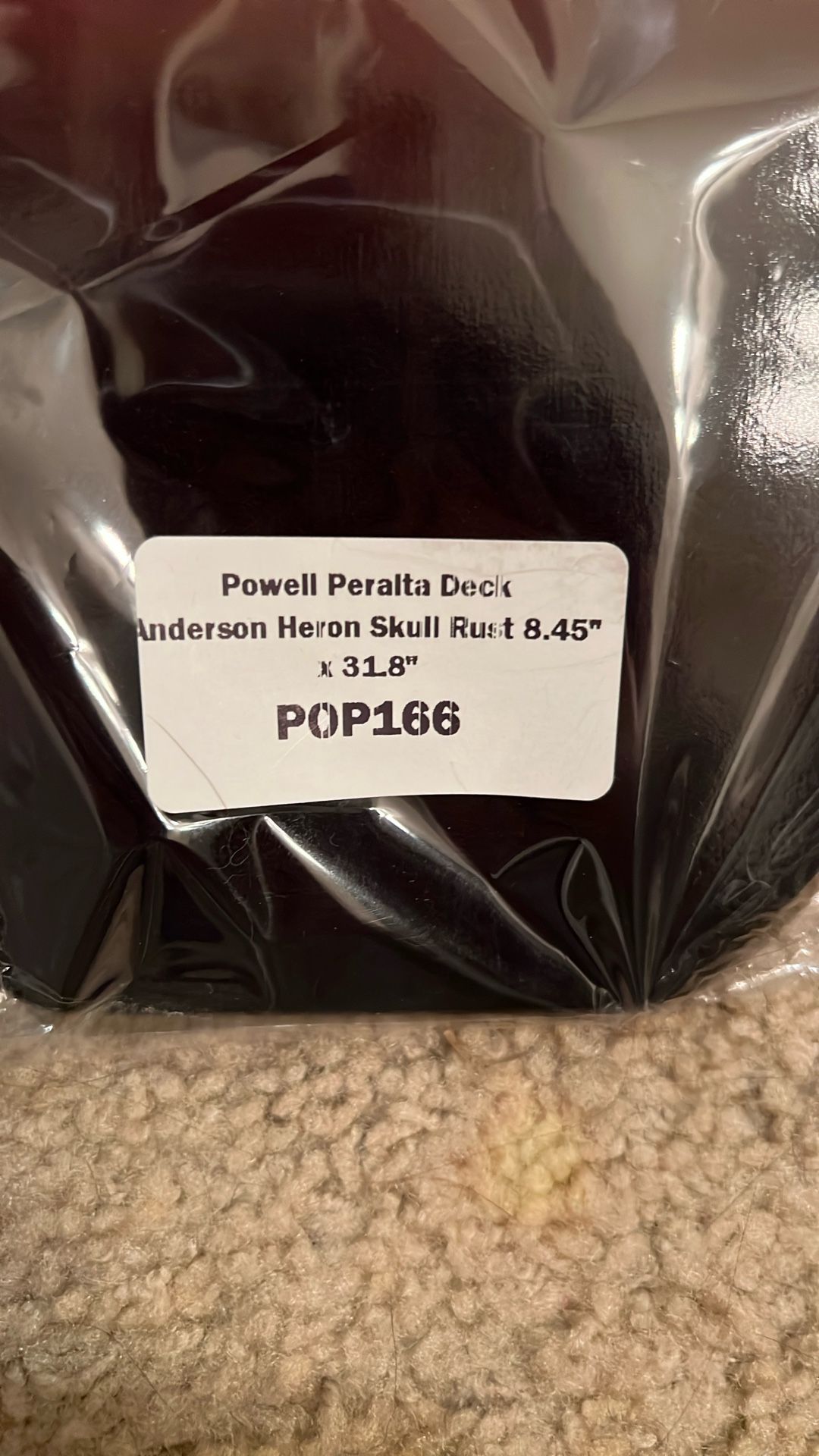 Powell Peralta Andy Anderson Heron Skull Rust 8.45”x31.8”