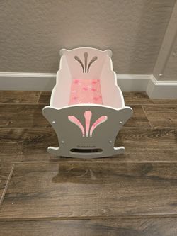 18 Inch Rocking Doll Cradle