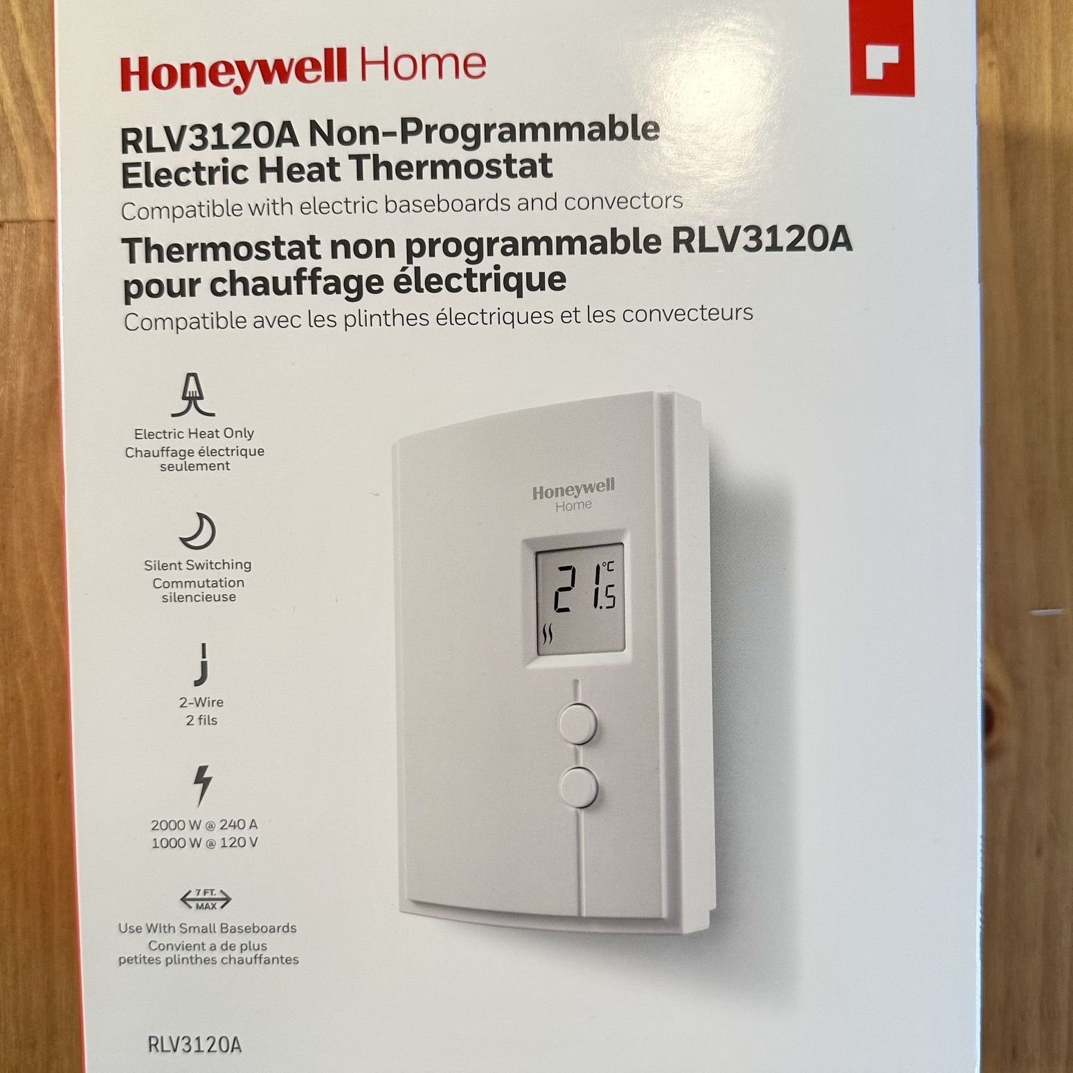 Honeywell Digital Baseboard Thermostat for Sale in Edgewood, WA - OfferUp