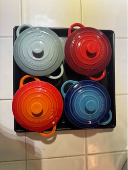 LE CREUSET Mini RD Cocotte Set of 4