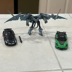 3 Transformers The Last Knight Premier Edition Hasbro Action Figures 
