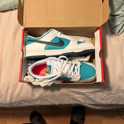 Nike Dunk Low Retro Dusty Cactus Thunder Blue 