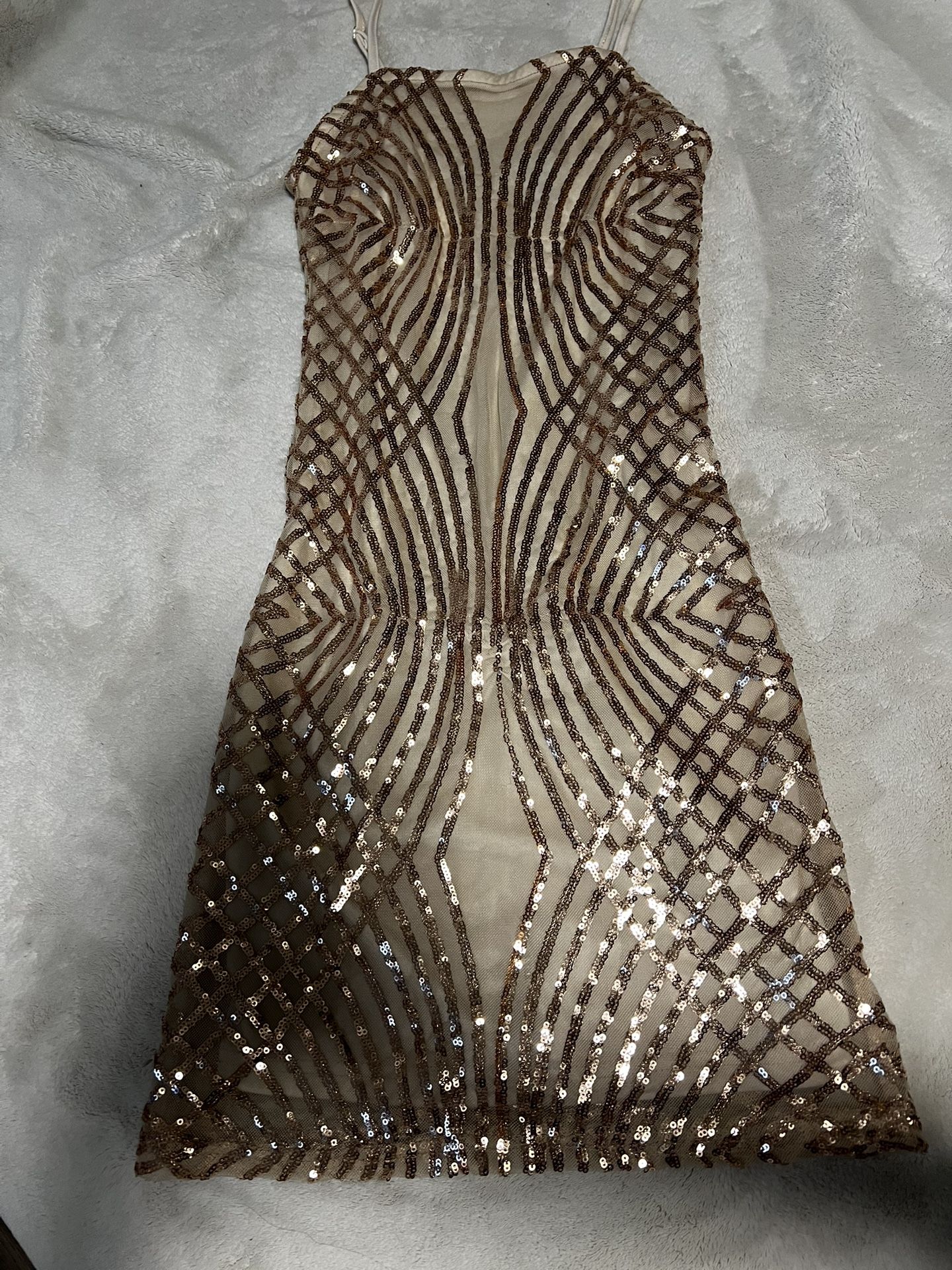 Rose Gold Sequence Dress