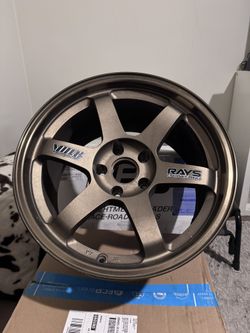 OG Te37 17x9.5 +12 5x120 BRONZE Pair