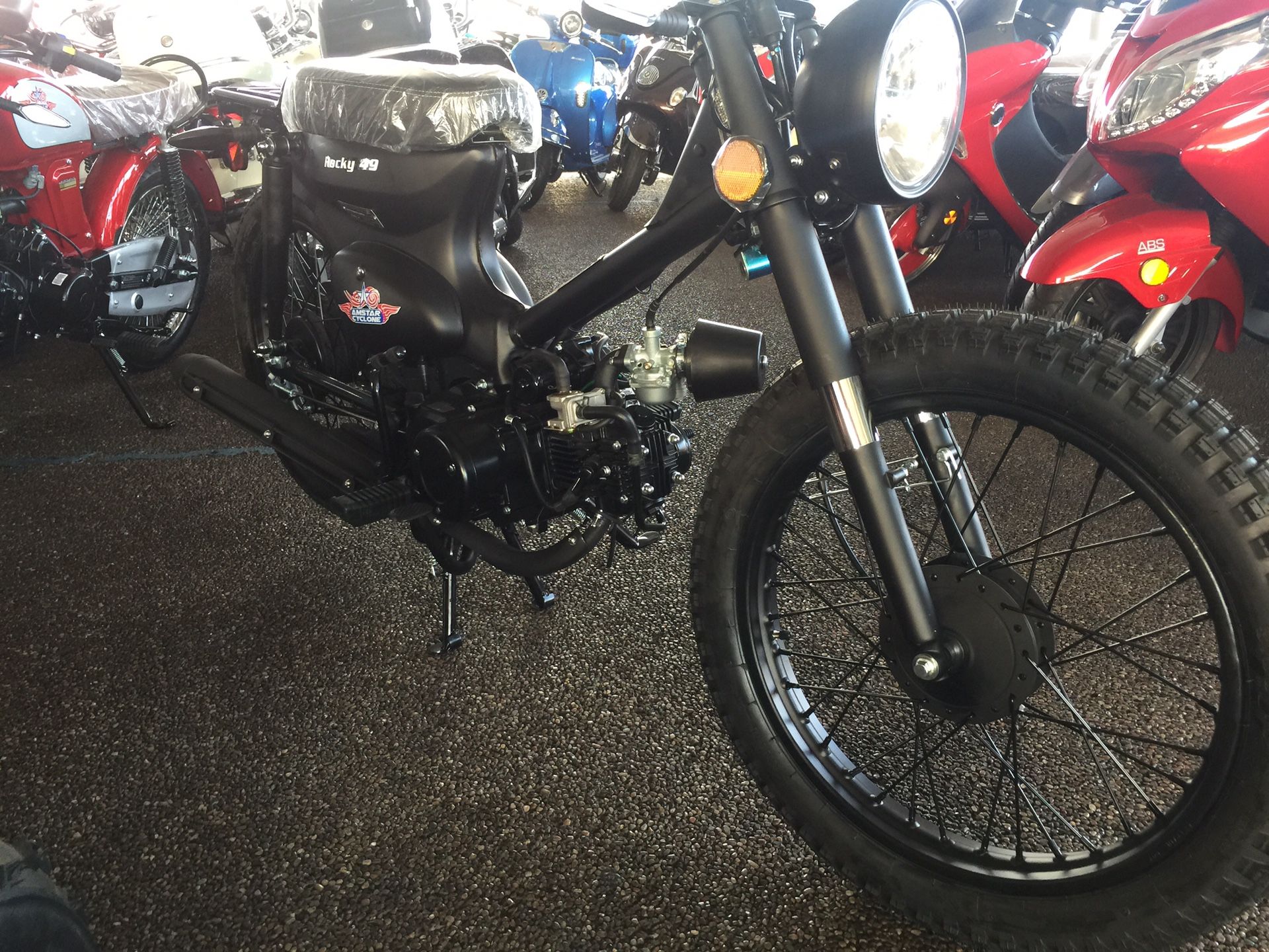 Amstar rocky 49 50cc moped scooter