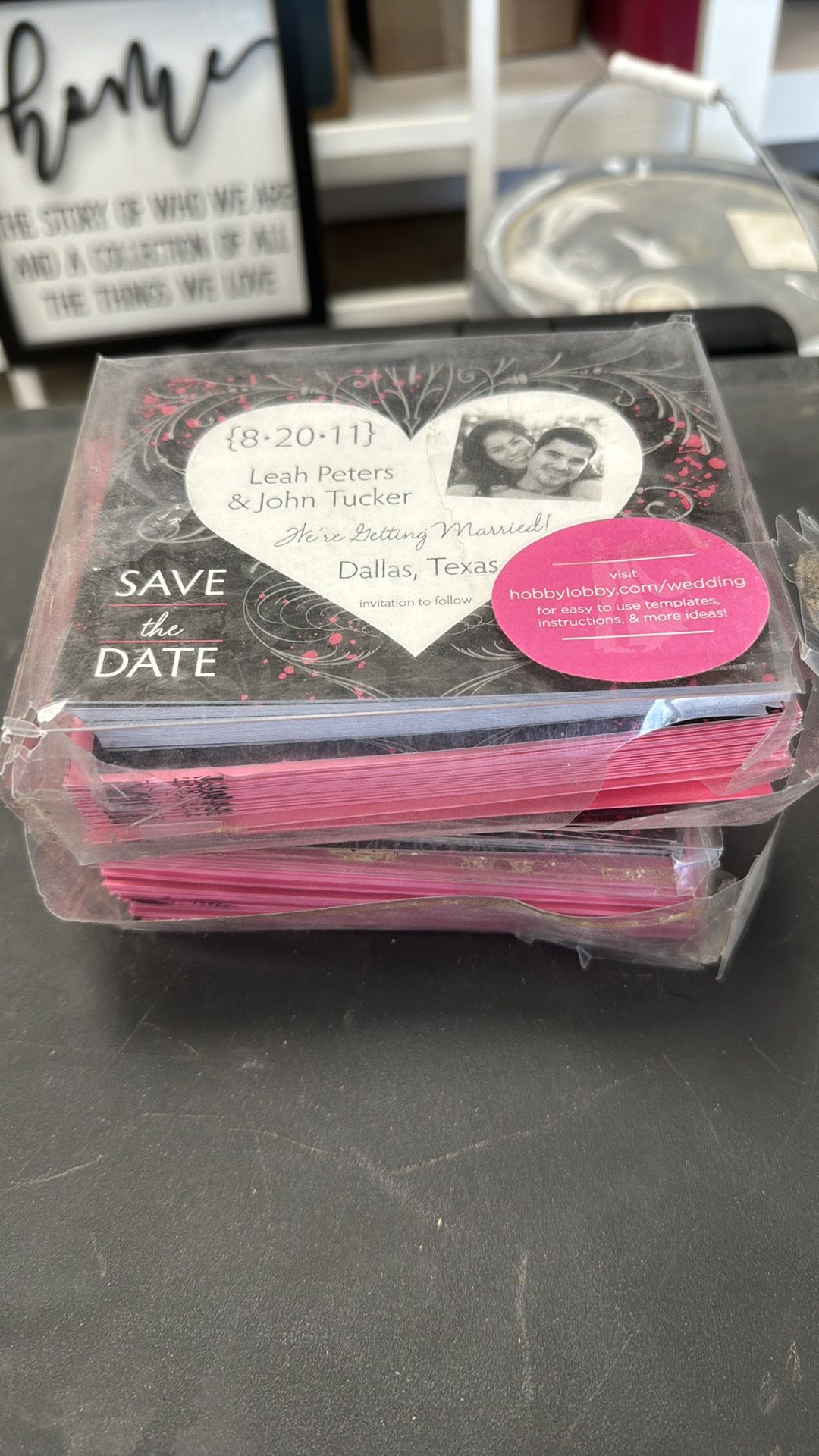100 SAVE THE DATE CARDS 