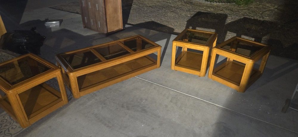 Coffee Table And End Table Set