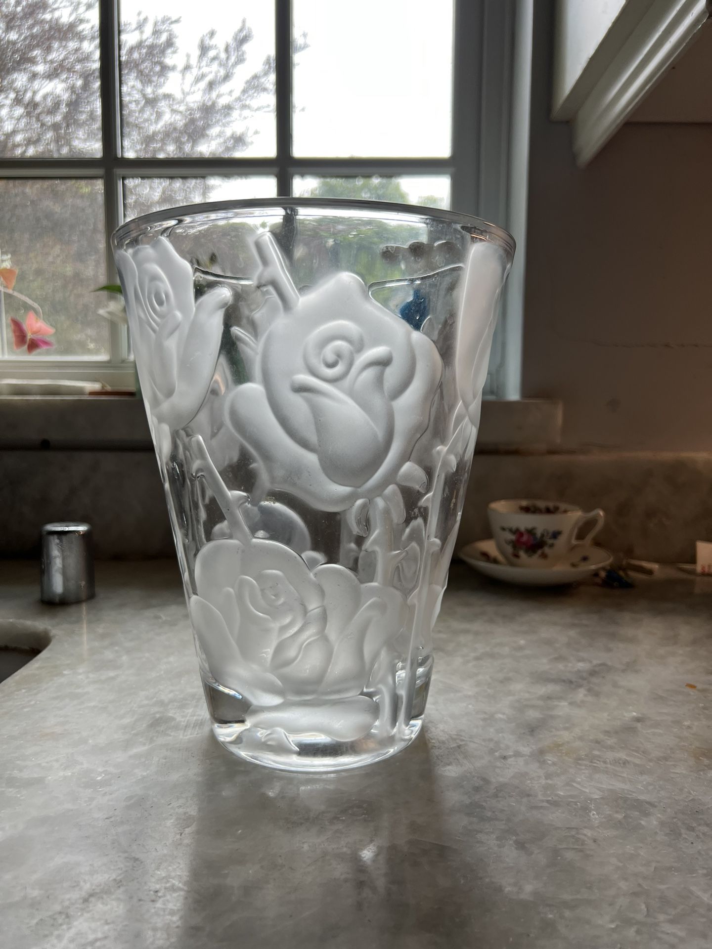 Glass Vase for your Mother’s Day, flowers or any day flowers