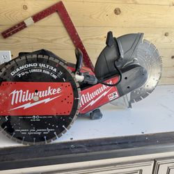 Milwaukee 14” Concrete Saw