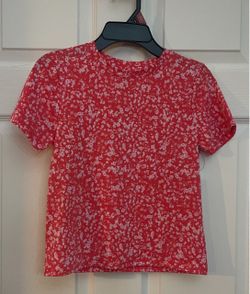 Brand new Girls floral dots active core tee size M (8)