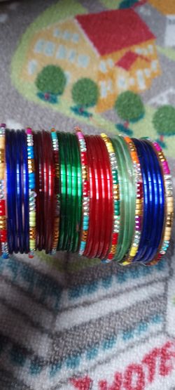 Glass Bangles Set Size 2.10