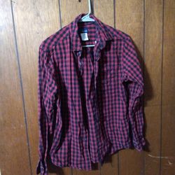 Flannel Shirt Red Medium