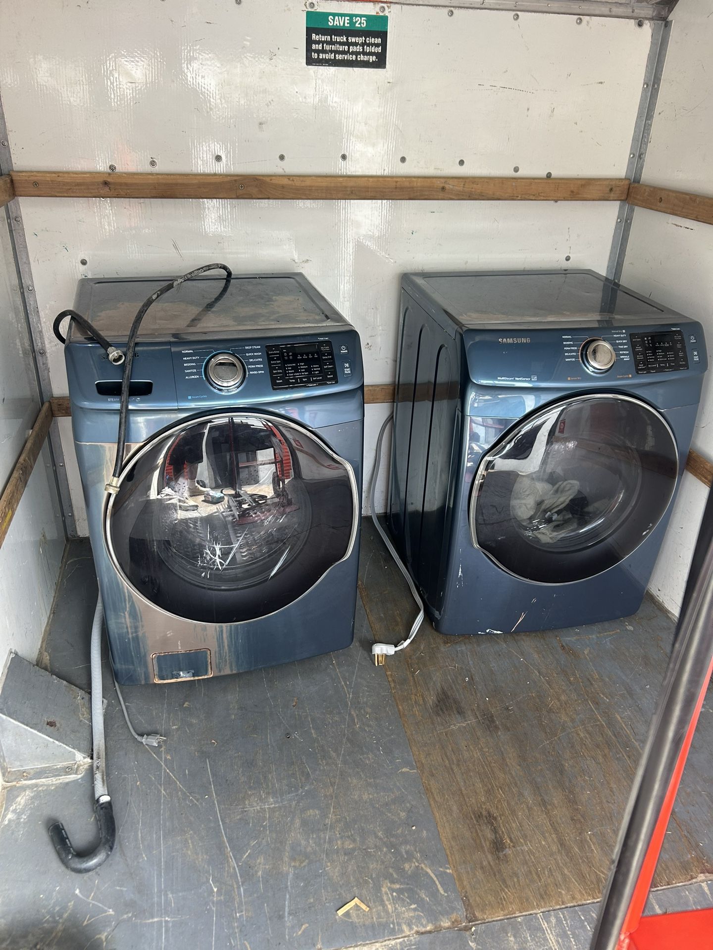 Industrial Samsung Stacked Front Loader Washer & Dryer