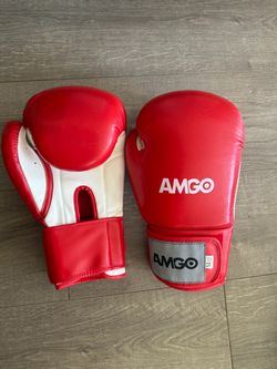 AMGO Boxing Gloves 14 oz Red