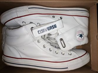 Men's white leather Converse size 13