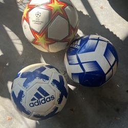 Size 4 Soccer Balls (3 Total)