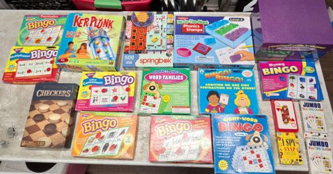 Homeschooling word games and others