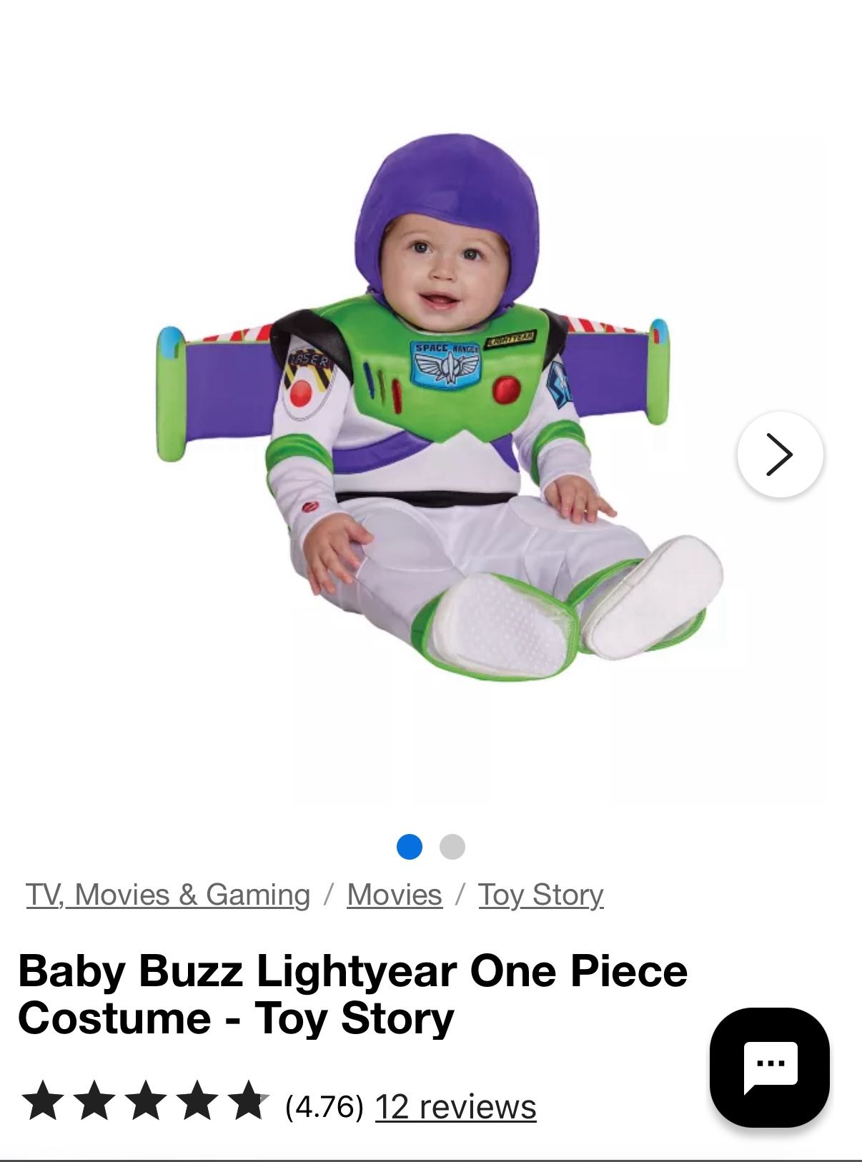 Baby Buzz Lightyear Costume